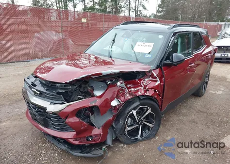 2022 Chevrolet Trailblazer Fwd Rs z USA, uszkodzony, nr VIN KL79MTSLXNB046190